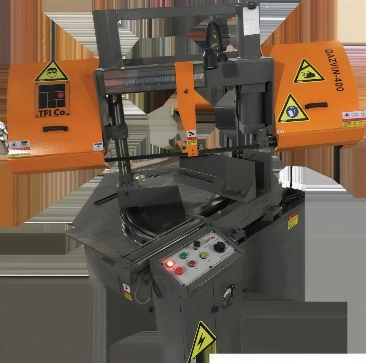 bandsaw machine landing page