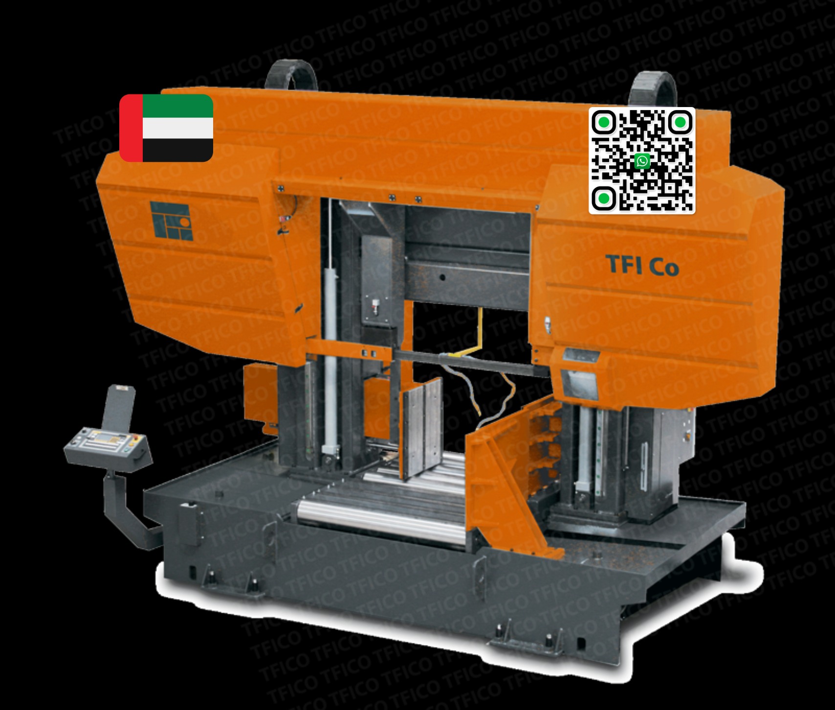 cnc, horizontal, double, column, band, sawing, 37, 48, 66, tfico, machinemanufacturing, qazvin